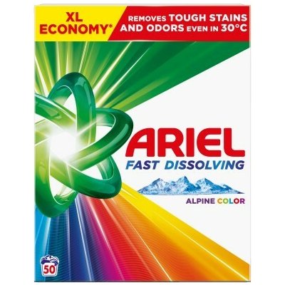 Ariel Color Prací prášek na barevné prádlo 50 PD – Zboží Mobilmania
