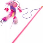 JK-Plyšová myš na prutu 43cm – Zboží Dáma