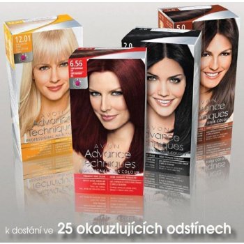 Avon Advance Techniques permanentní krémová barva na vlasy 5.63 Sytá červená