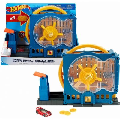 Hot Wheels City Deluxe Set Banka – Zboží Mobilmania