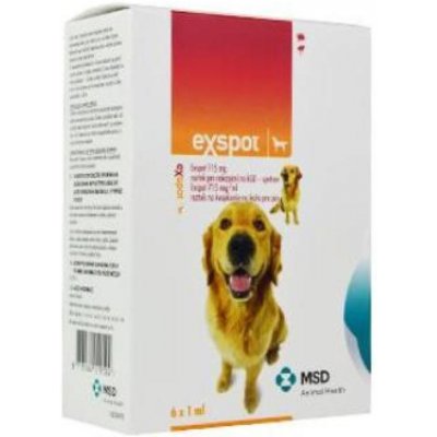 MSD Exspot Spot-on 6 x 1 ml – Zbozi.Blesk.cz