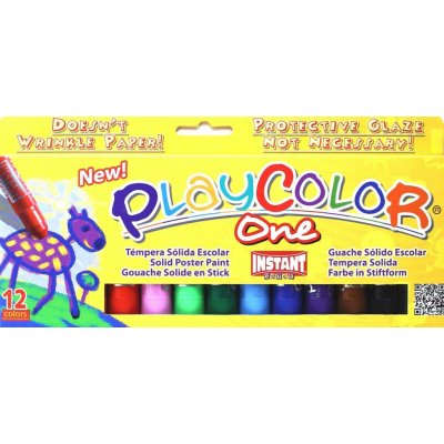 Playcolor Instant Tuhé temperové barvy 12 ks – Sleviste.cz