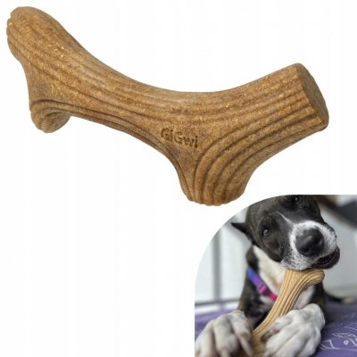 GiGwi Žvýkací parůžky Wooden Antler L – Sleviste.cz