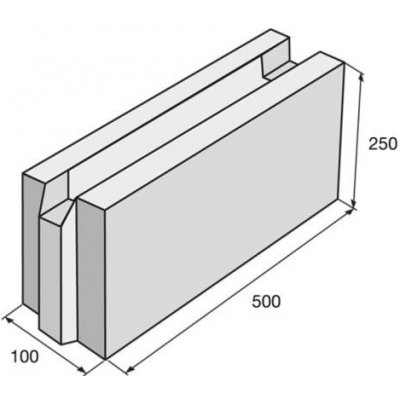 BEST Ztracené bednění Best 10 500x100x250 mm – Sleviste.cz