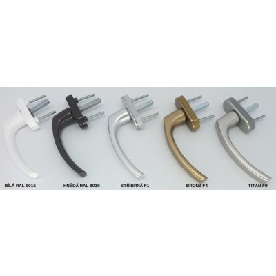 ROTO Okenní klika TWENTE Barva: Bílá RAL 9016, Délka čtyřhranu: 35 mm – Hledejceny.cz