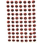 Behr 3D oči pro umělé nástrahy a jigové hlavičky 3D Fisheyes červené 5mm 154ks – Zboží Mobilmania