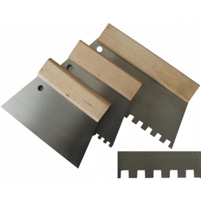 Stěrka ocelová zubatá B2 250 mm – Zboží Mobilmania