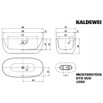 Kaldewei Oyo Duo 163 x 77 cm 205043530001 – Sleviste.cz