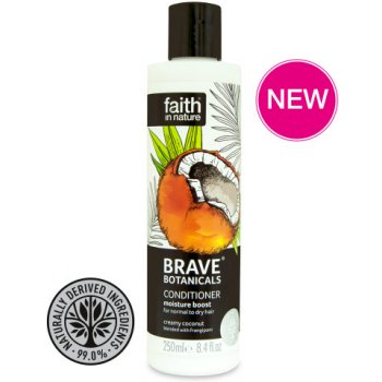 Faith in Nature Brave hydratační kondicionér Kokos a Plumérie 250 ml