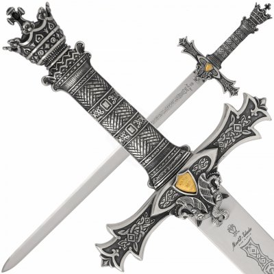 Marto Krátký meč krále Artuše se starostříbrným povrchem – Zboží Dáma