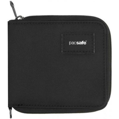 Pacsafe RFIDsafe Zip Around Wallet černá bezpečnostní peněženka – Zboží Mobilmania