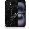 Pouzdro a kryt na mobilní telefon Apple Protemio 97289 My Art Ochranný kryt pro Apple iPhone 16 Plus BLACK MARBLE (142)