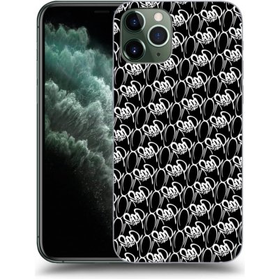 Pouzdro Picasee silikonové Apple iPhone 11 Pro Max - Separ - White On Black 2 černé – Zboží Mobilmania