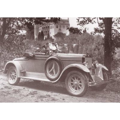 Pohlednice Laurin & Klement 110 – Zboží Dáma