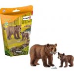 Schleich 42473 Grizzly mládě s matkou – Zboží Mobilmania