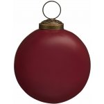 Ib Laursen Vánoční baňka Ornament Red červená barva sklo – Zbozi.Blesk.cz