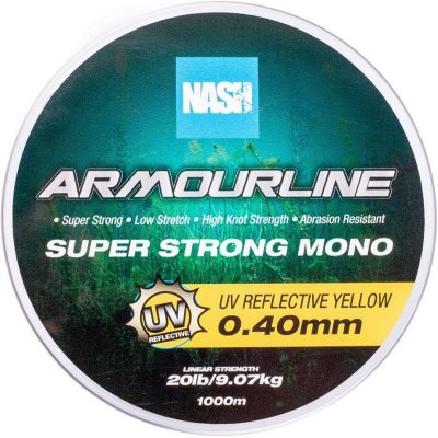Kevin Nash Armourline Super Strong Mono UV Yellow 1000m 0,40mm 9,07kg – Sleviste.cz