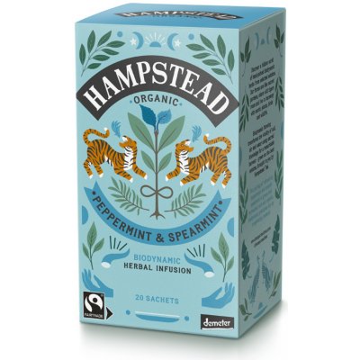 Hampstead Tea London BIO mátový čaj Fairtrade BIO Demeter Sáčkový čaj 20 ks