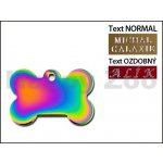 QUICK TAG gravírovací známka duhová kost L – Zboží Mobilmania