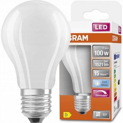 Osram LED Stmívatelná žárovka RETROFIT A60 E27/11W/230V 4000K P225534 – Hledejceny.cz