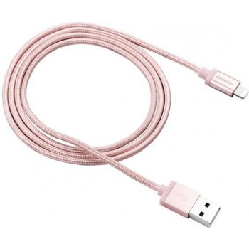Canyon CNS-MFIC3RG Lightning/USB, 1m, růžový-zlatý