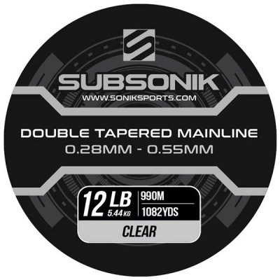 Sonik Subsonik Double Tapered Main Line Clear 990m 0,33-0,60mm 16lb – Zboží Mobilmania