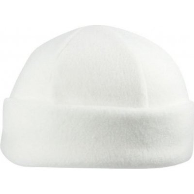 Printwear Teplá hřejivá fleecová dokařská čepice Bílá – Zboží Mobilmania