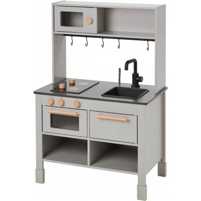 IKEA SILLTRUT Dětská kuchyňka na hraní šedá 68 x 40 x 100 cm – Zboží Dáma