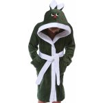 Župan froté dětský zelená khaki tmavá Králíček Zajíček Ušáček 1T0455 zelená – Zboží Dáma