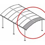 Rozšiřovací modul pro přístřešky Palram řady Arcadia (70 cm) (705202) – Zboží Dáma