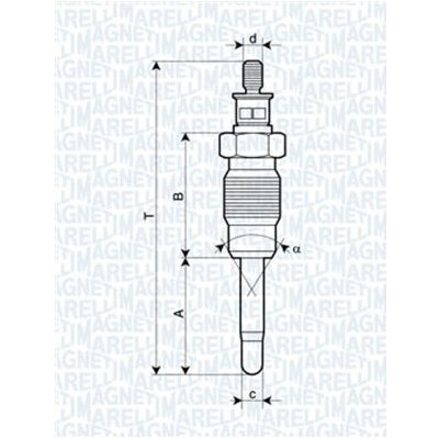 Žhavicí svíčka MAGNETI MARELLI 062900016304 – Hledejceny.cz