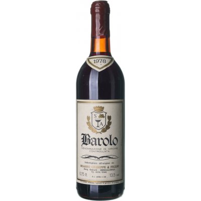 Boasso Giuseppe & Figlo Barolo suché červené 1978 13,5% 0,75 l (holá láhev) – Hledejceny.cz