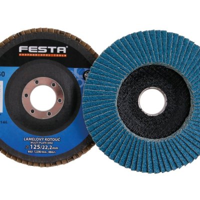 Festa Kotouč lamelový 125 mm P60 22146 – Hledejceny.cz