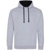 Pánská mikina Just Hoods Unisex mikina s kapucí JH003 Heather Grey