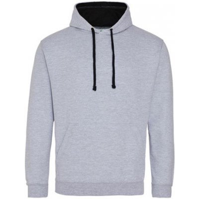 Just Hoods Unisex mikina s kapucí JH003 Heather Grey – Zboží Mobilmania