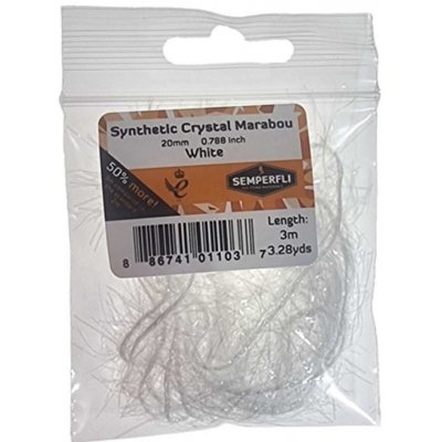 Semperfli Syntetické Marabou Synthetic Crystal Marabou Dead Egg White – Hledejceny.cz