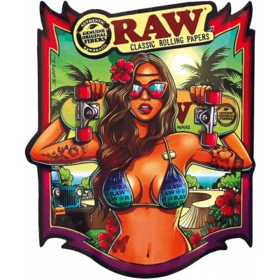 Samolepka RAW Brazil – Zboží Dáma