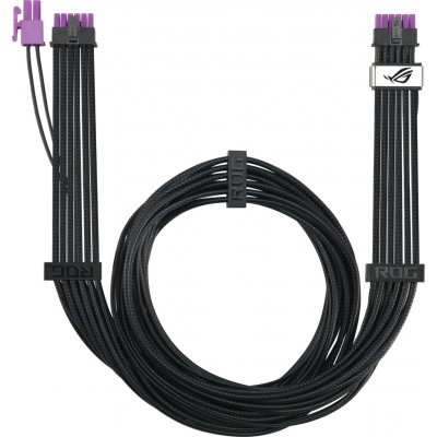 Asus Rog Equalizer PCIe 5.1 600W 12V-2x6 GPU Power Cable Black 90YE00BN-B0QA00 – Zboží Mobilmania