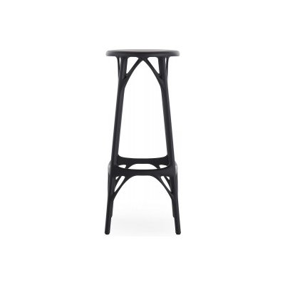 Kartell A.I.stool light 65 černá – Sleviste.cz