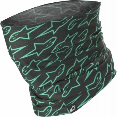 Alpinestars nákrčník Astars neck tube černá/zelená – Zboží Mobilmania