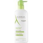 A-Derma Original Care hydratační tělové mléko (Softens and Moisturises 24h, with Pump) 400 ml – Sleviste.cz