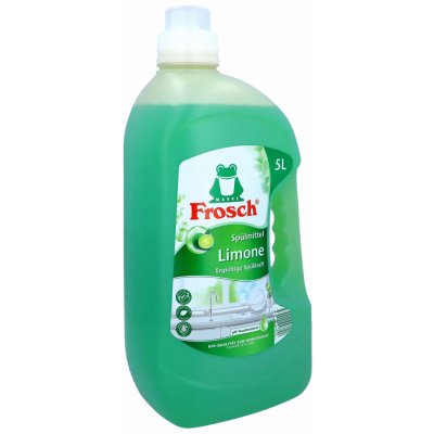 Frosch Tekutý prostředek na mytí nádobí limetka 5 l – Zboží Mobilmania