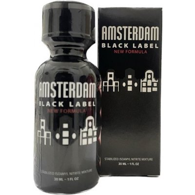 Poppers Amsterdam Black Label 30 ml – Zboží Dáma