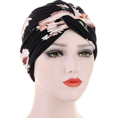 Harahu Turbanová čepice SI-6677 Černá – Hledejceny.cz