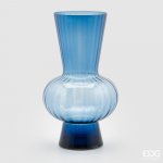 Skleněná váza Sfera modrá, 45x26 cm – Hledejceny.cz