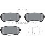 TEXTAR Sada brzdových destiček, kotoučová brzda 2567701