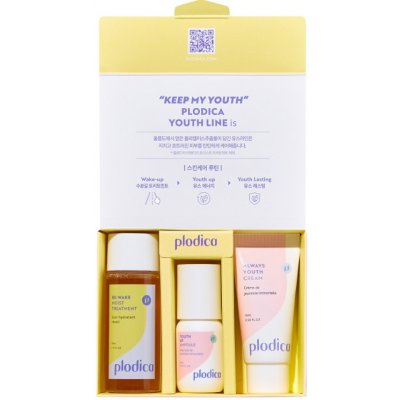 Plodica full day youth kit Cestovní sada toner 33 ml sérum 15 ml a krém 15 ml