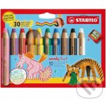 Stabilo Woody pastelky 3 v 1 Anniversary 10 ks – Hledejceny.cz