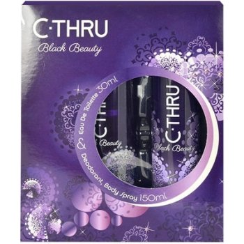 C-THRU Black Beauty EDT 30 ml + deospray 150 ml dárková sada