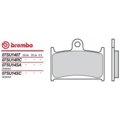 Brembo Přední brzdové destičky Brembo Triumph 1215 TIGER EXPLORER SPOKED ABS (VIN 740276) 2016 - 2016 směs LA – Hledejceny.cz